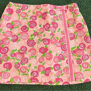 Lilly Pulitzer Pink A-line Mini Skort Casual Resort Wear